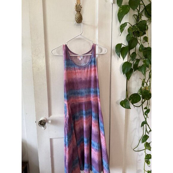 LULAROE women’s size medium, multicolored dress - Picture 1 of 9